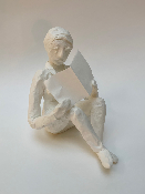 Sculpture papier LECTRICE A