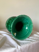 Vase vert en céramique - VINTAGE