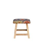 Tabouret en kilim AUTOMNE