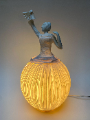 Sculpture lumineuse MADEMOISELLE H