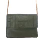 Sac en cuir EVE VERT