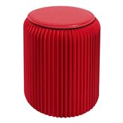 Tabouret pliable ROUGE 42cm