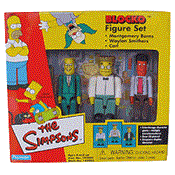 Blocko set de 3 figurines THE SIMPSONS