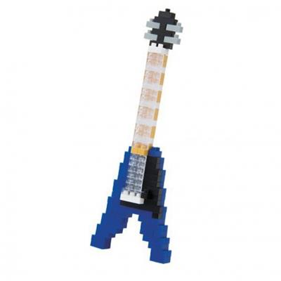 Nanoblock GUITARE ÉLECTRIQUE BLEUE