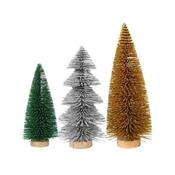 Set de 3 minis sapins de Noël