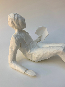 Sculpture papier LECTEUR H