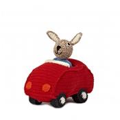 Doudou LAPIN DANS SA VOITURE