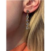 Boucles d'oreilles pendentes PIERRES