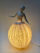 Sculpture lumineuse MADEMOISELLE D