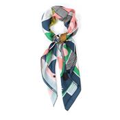 Foulard BIANCA ROSE VERT