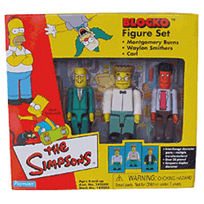 Blocko set de 3 figurines THE SIMPSONS