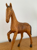 Cheval en bois sculpté - VINTAGE