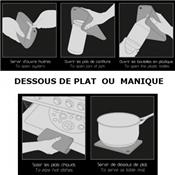 Dessous de plat silicone MONA LISA