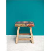 Tabouret en kilim AUTOMNE