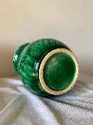 Vase vert en céramique - VINTAGE