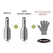 Set de 2 râpes + gant anti coupure