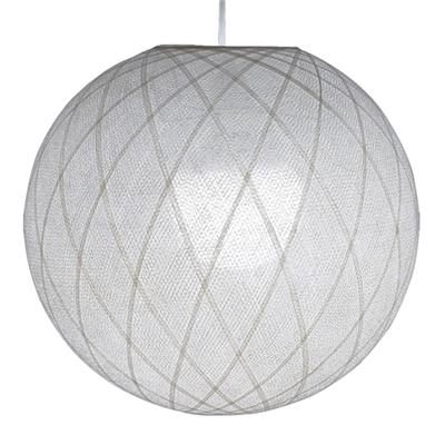 Globe ART DÉCO BLANC 36cm