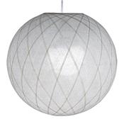 Globe ART DÉCO BLANC 36cm